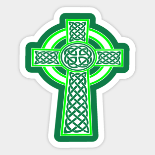 Ornamental Celtic High Cross Decorative Knotwork 3 Sticker